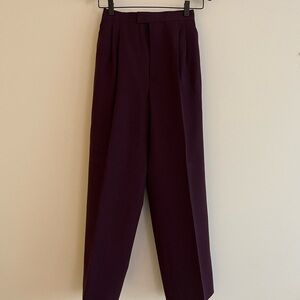 Vintage Straight Leg Wool Trousers